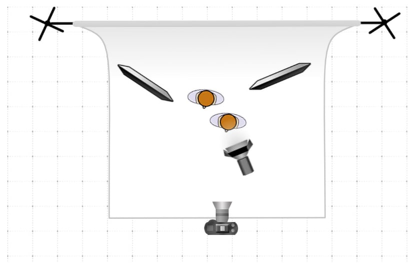 David Bailey Portrait - lighting