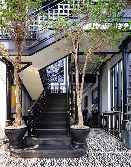 Architectural detail photography and aerial perspective of award-winning resort development Vietnam