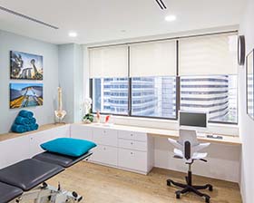 A recent interior photoshoot for InTouch Physio in Singapore