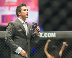 Ring-side event photography at a ONE Championship tournament