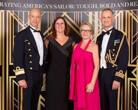 Official branded photography at a Navy Ball gala dinner